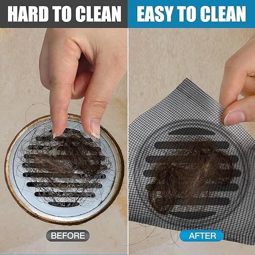 DHAVAL Disposable Kitchen Sink Strainer Hair Catcher - Mesh Drain Cover, Cuttable for DIY, Clog Prevention Shower Drain Sticker, Waterproof Filtration (7 CM-5 Meter) - Image 2