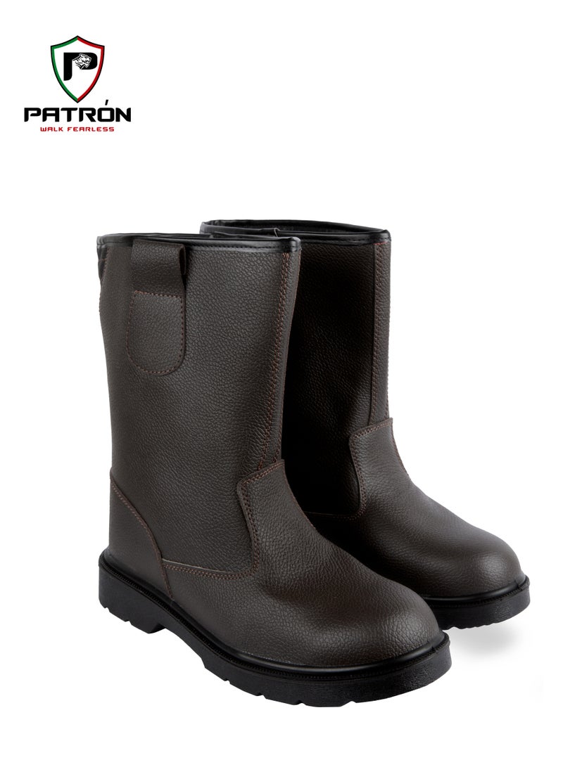 Patron RIGGER O6800 Water, Heat Shock And Energy Absorbation Leather Industrial Safety Shoe - Image 1