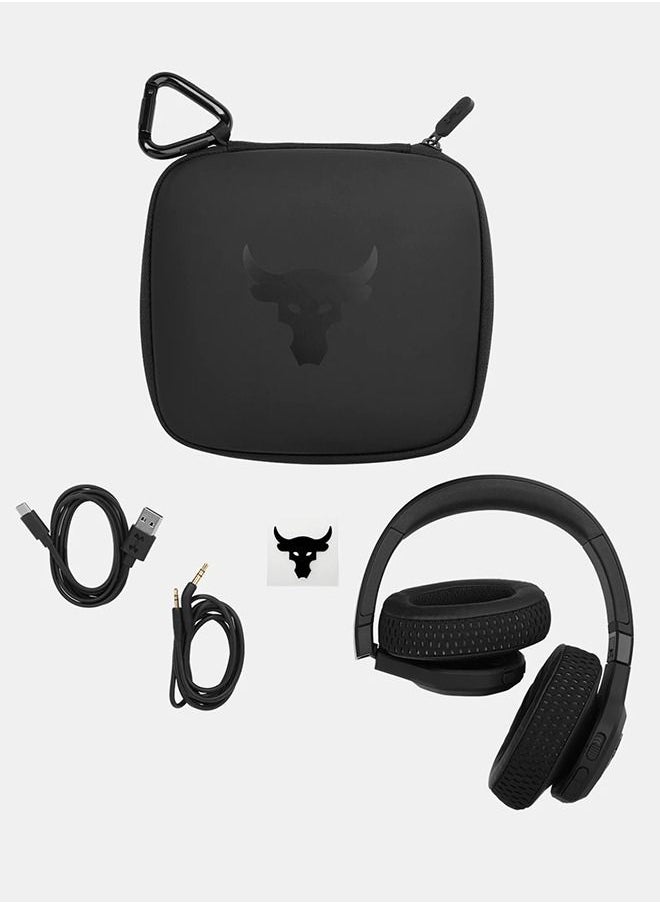 UNDER ARMOUR - Project Rock Over-Ear Training Headphones Black - Image 1