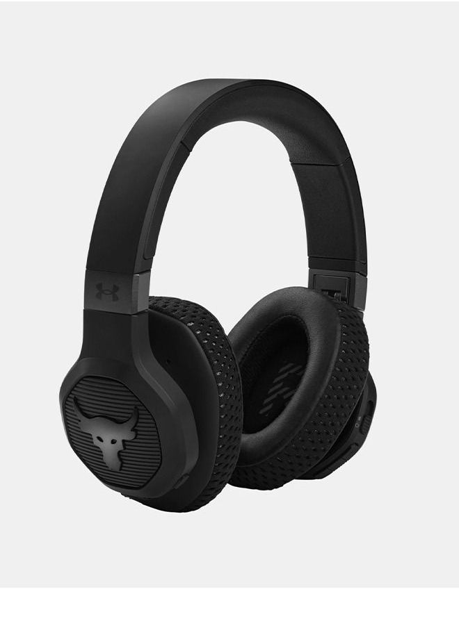 UNDER ARMOUR - Project Rock Over-Ear Training Headphones Black - Image 1