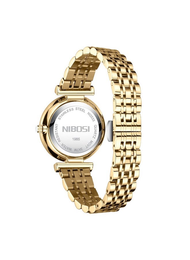 NIBOSI Metal Women Watches Analogue Wrist Watches For Women'S & Girls&Miss&Ladies Rose Gold Dial Watch With Stylish Diamond Studded Watches - pzsku/Z5EAF3BDCF16D11597832Z/45/_/1737721360/181ff608-f3bf-48e6-a1a6-8ce092127b1c