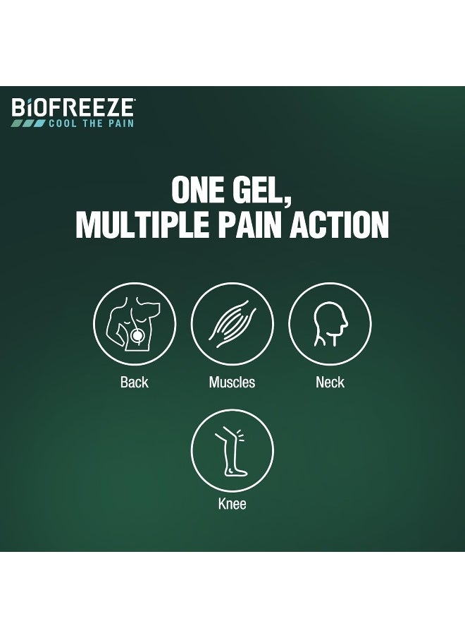 Biofreeze Pain Relief Gel Temporary Relief From Muscle And Joint Pain Soothing Natural Menthol With Ilex 118Ml  - Image 3
