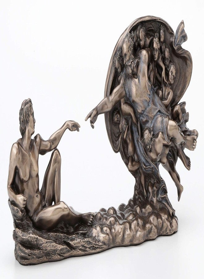 Veronese Design 4.5 Inch Genesis The Creation of Adam Sistine Chapel Michelangelo Great Art Religious Antique Bronze Statue - Image 3