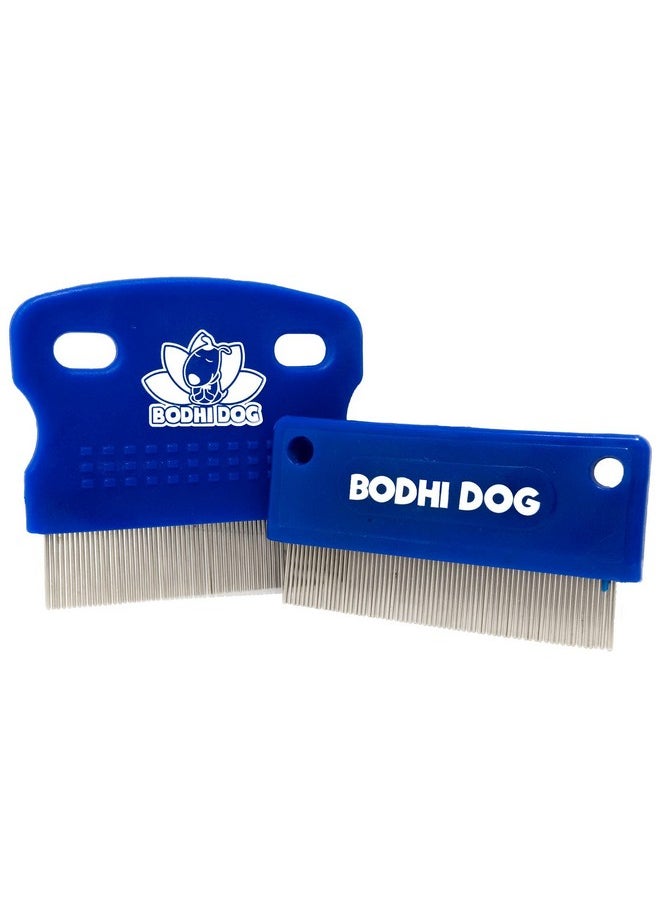 Bodhi Dog - Tear Eye Stain Remover Combs | Set Of 2 | Clean And Remove Crust, Dirt, Buildup Around Pet Eyes | Best For Dogs & Cats Fur And Coats - Image 1