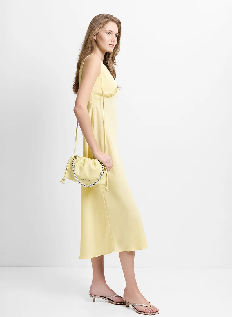 فرنش كونكشن Women Yellow Covent Shoulder Bag