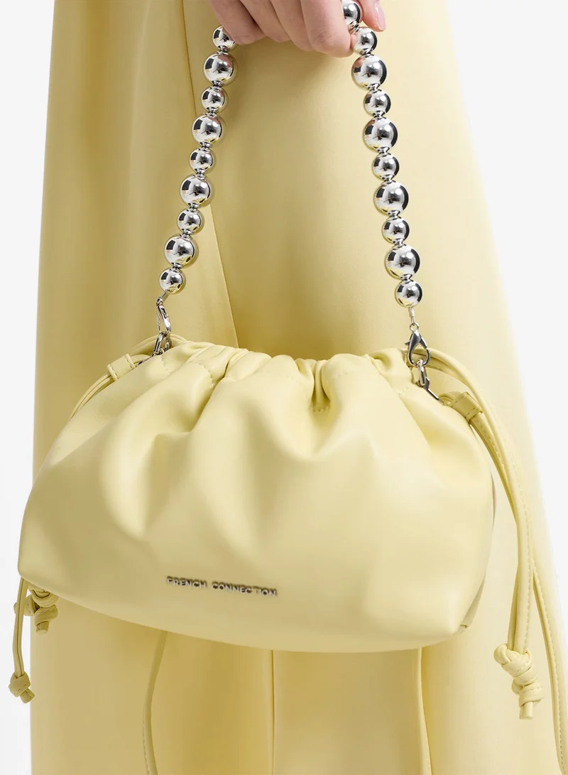 فرنش كونكشن Women Yellow Covent Shoulder Bag