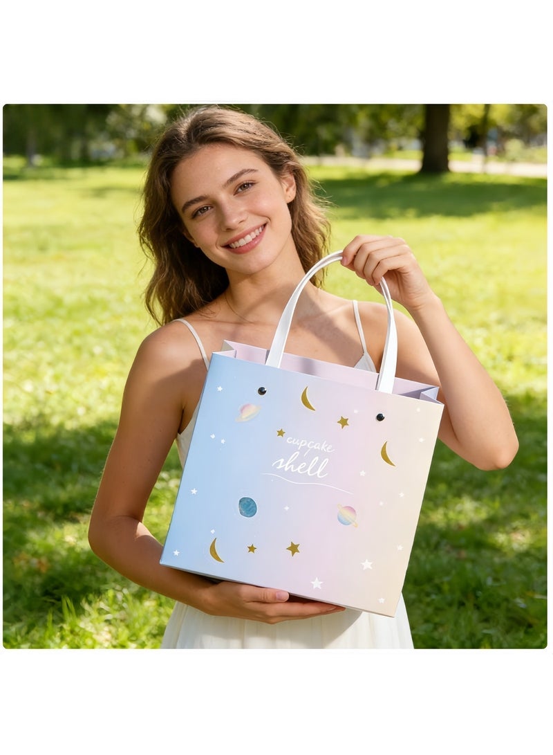 عالم البالونات 5 قطع من علب الهدايا المتدرجة مع حقيبة تخزين، علب تغليف هدايا أعياد الميلاد، علب هدايا مفاجئة للذكرى السنوية، علب تغليف هدايا عيد الحب، علب هدايا لطيفة - Image 4