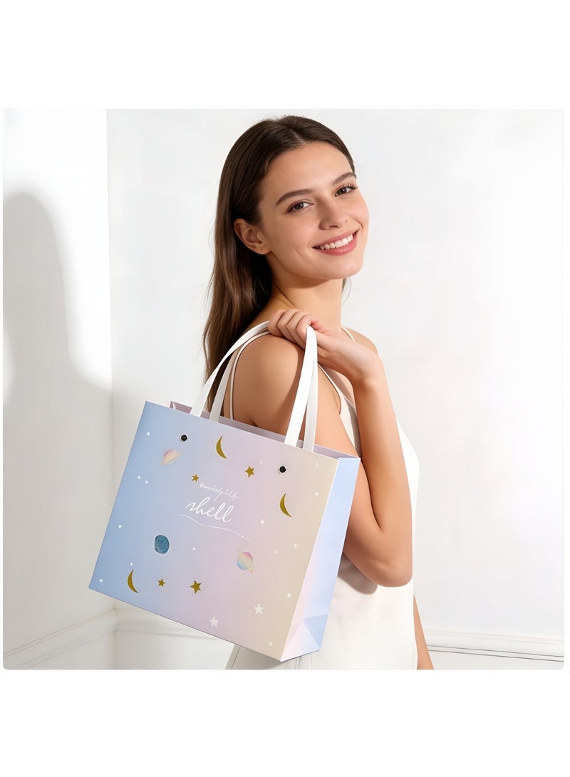 عالم البالونات 5 قطع من علب الهدايا المتدرجة مع حقيبة تخزين، علب تغليف هدايا أعياد الميلاد، علب هدايا مفاجئة للذكرى السنوية، علب تغليف هدايا عيد الحب، علب هدايا لطيفة - Image 5