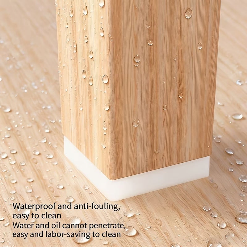 4 Piece Set Square Self Adhesive Silicone Pads 1.18 Inch For Furniture Legs Prevent Slipping Protect Floors Reduce Noise And Avoid Scratches - Image 5