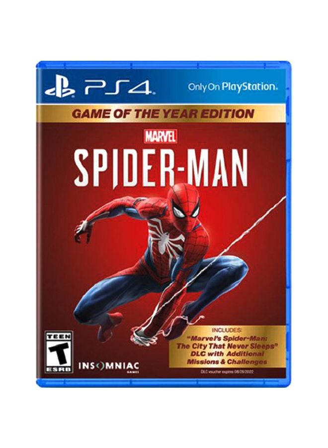 INSOMNIAC GAMES Marvel Spider Man Game Of The Year Edition (Intl Version) - Action & Shooter - playstation_4_ps4 - Image 1