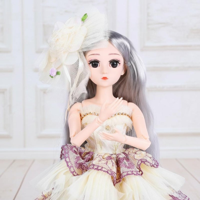 UCanaan BJD Dolls 14 SD Smart Doll 18 Inch 18 Ball Jointed Doll DIY Toys with Full Set Clothes Shoes Wig Makeup Best Gitfs for Girls Christmas Birthday - Image 3