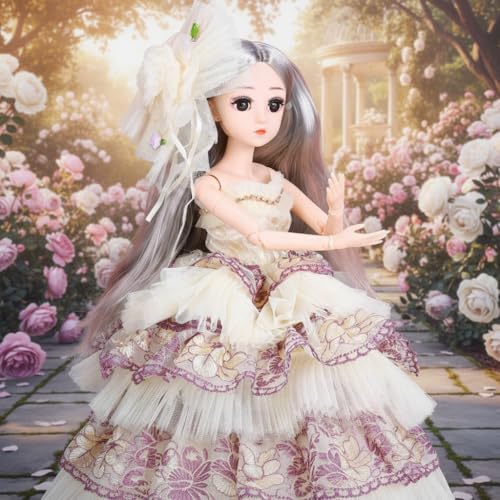UCanaan BJD Dolls 14 SD Smart Doll 18 Inch 18 Ball Jointed Doll DIY Toys with Full Set Clothes Shoes Wig Makeup Best Gitfs for Girls Christmas Birthday - Image 5