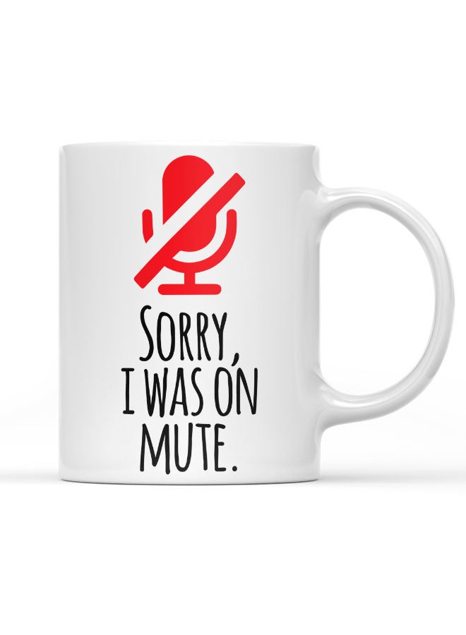 LIT Coffee Mug Funny Office GiftWhite Mug Funny Online Meeting Design Funny WFH Design - Image 1