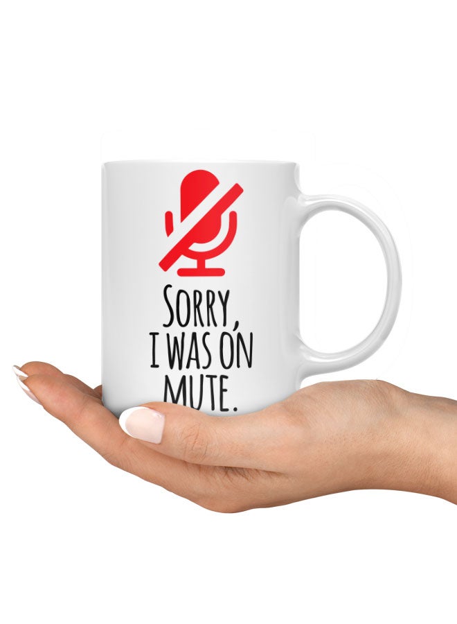 LIT Coffee Mug Funny Office GiftWhite Mug Funny Online Meeting Design Funny WFH Design - Image 3