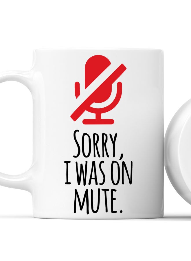 LIT Coffee Mug Funny Office GiftWhite Mug Funny Online Meeting Design Funny WFH Design - Image 2