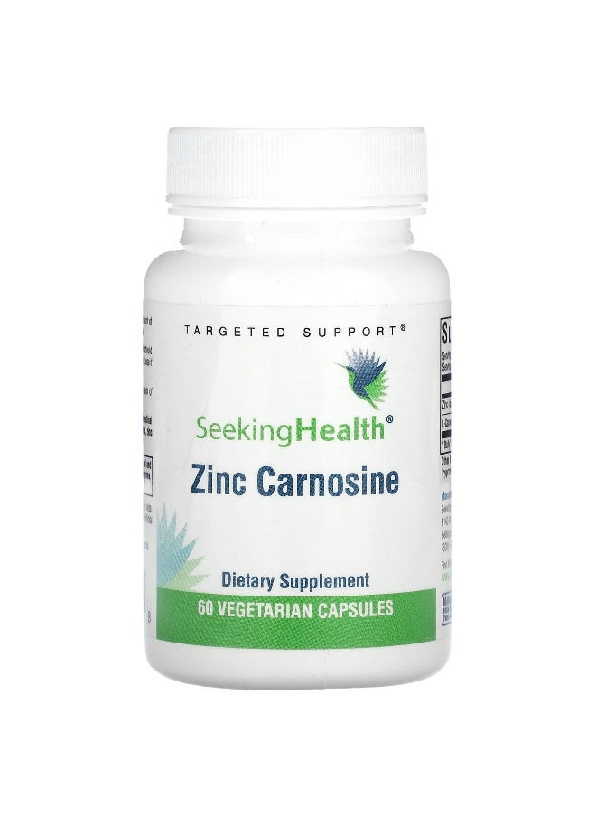 Seeking Health Seeking Health, Zinc Carnosine, 60 Vegetarian Capsules  - Image 1