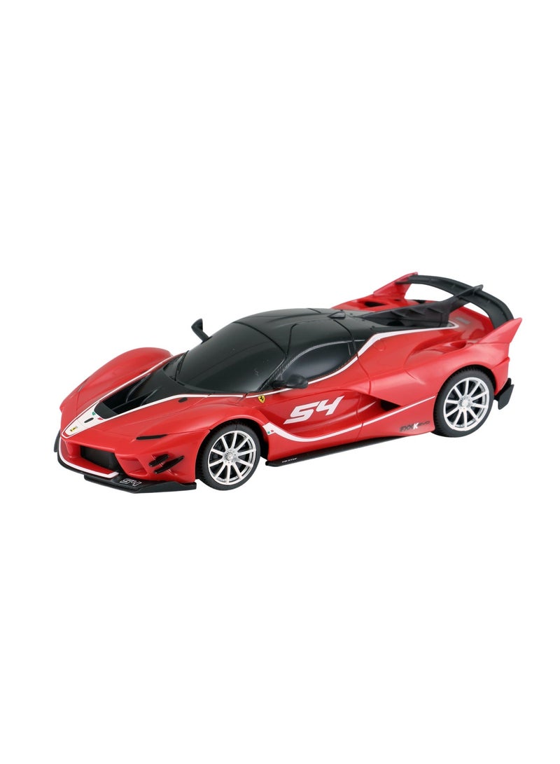 **سيارة فيراري FXX K Evo للتحكم عن بُعد من باور جوي بمقياس 1:24**، تعمل بالبطارية | **سيارة مناسبة للعرض والاقتناء** | **مركبة ألعاب** | **سيارة سباق رياضية** | **هدية مثالية لهواة جمع المجسمات والأطفال**. - Image 1