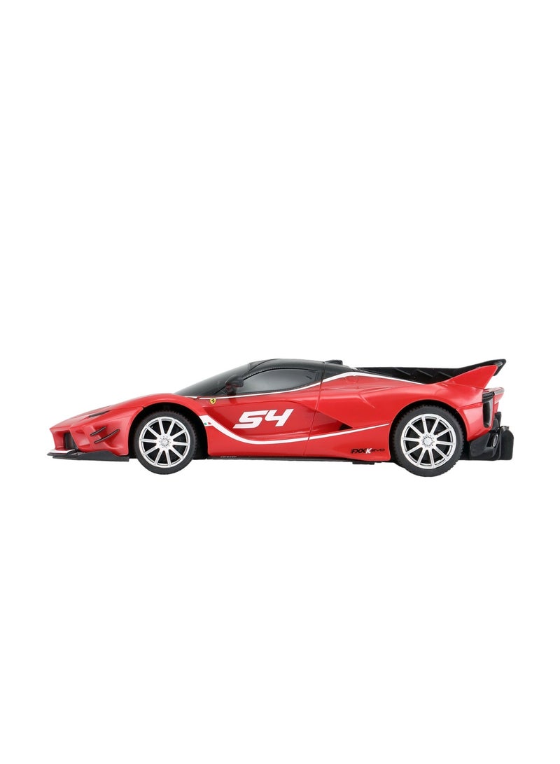 **سيارة فيراري FXX K Evo للتحكم عن بُعد من باور جوي بمقياس 1:24**، تعمل بالبطارية | **سيارة مناسبة للعرض والاقتناء** | **مركبة ألعاب** | **سيارة سباق رياضية** | **هدية مثالية لهواة جمع المجسمات والأطفال**. - Image 5