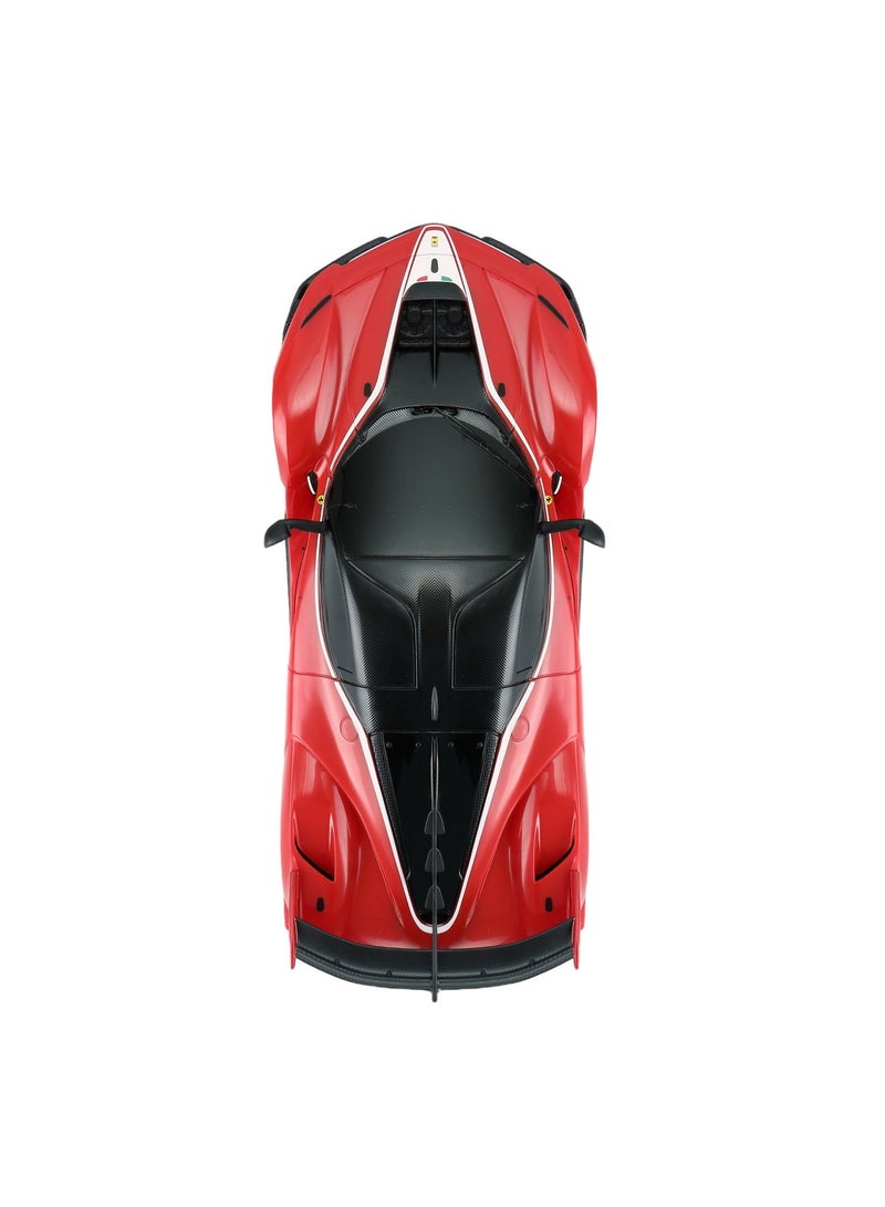 **سيارة فيراري FXX K Evo للتحكم عن بُعد من باور جوي بمقياس 1:24**، تعمل بالبطارية | **سيارة مناسبة للعرض والاقتناء** | **مركبة ألعاب** | **سيارة سباق رياضية** | **هدية مثالية لهواة جمع المجسمات والأطفال**. - Image 4