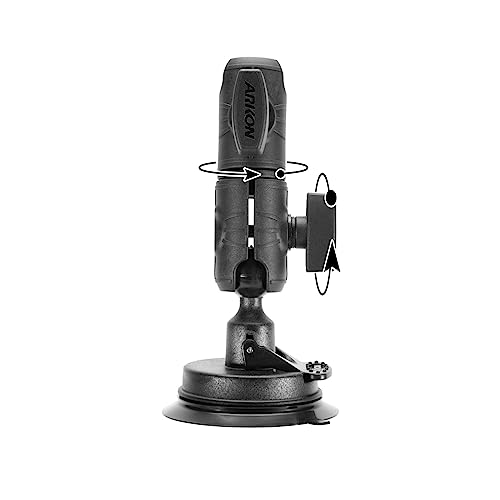ARKON Mounts Suction Mount with Double Socket Swivel Arm | Car Mount Dashboard | Car Mount Windshield/Dashboard/Window | Universal Car Dashboard Mount | Ball Mount Windshield | Model RMSWA080 - Image 3