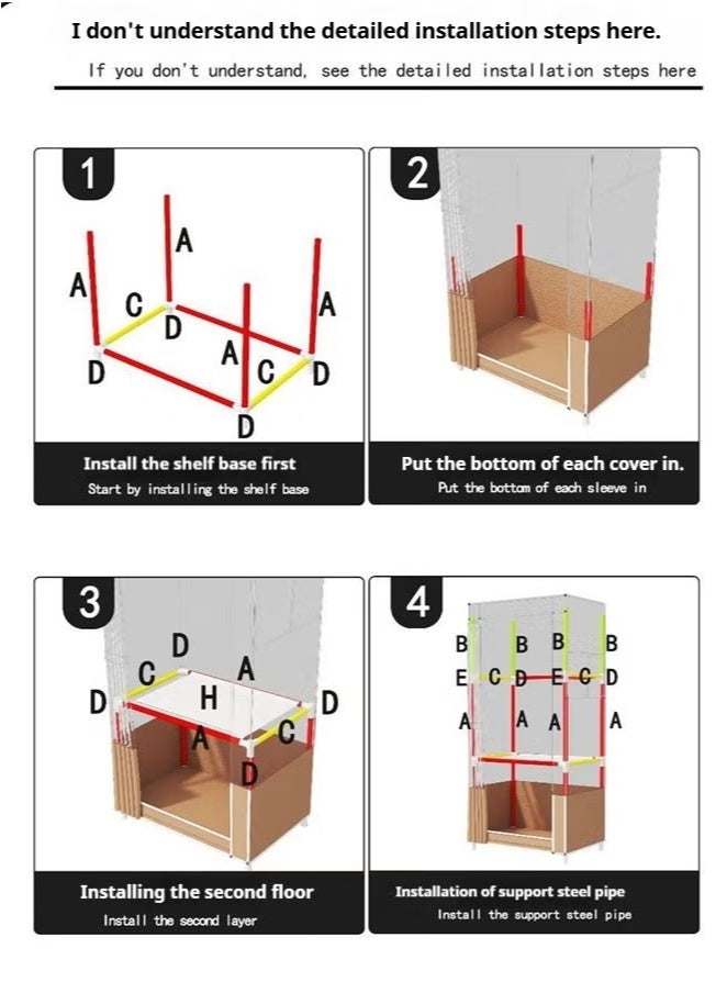 Halamine Portable Wardrobe， Clothes Storage ，Cabinet Portable Closet Organizer ，with Non-woven Fabric Quick and Easy to Assemble Extra Strong and Durable - Image 2