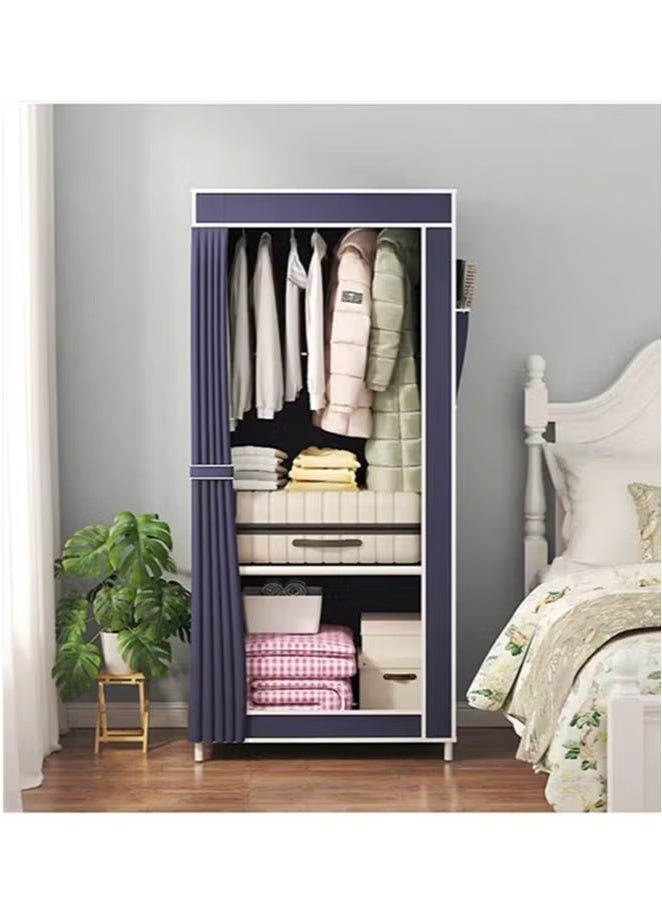 Halamine Portable Wardrobe， Clothes Storage ，Cabinet Portable Closet Organizer ，with Non-woven Fabric Quick and Easy to Assemble Extra Strong and Durable - Image 5