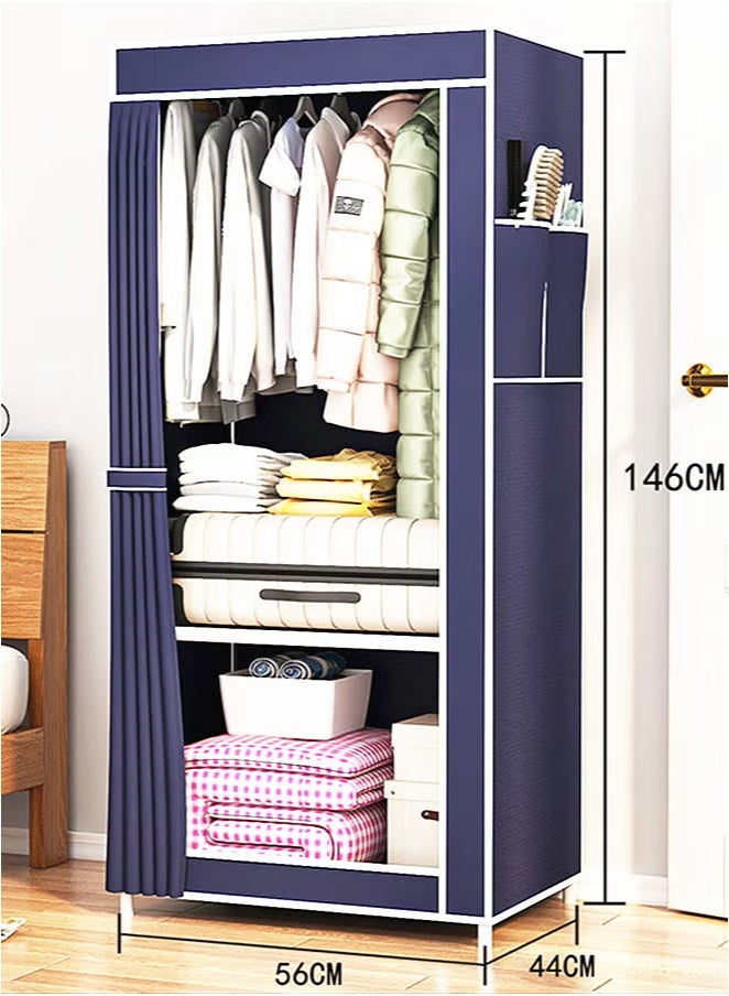 Halamine Portable Wardrobe， Clothes Storage ，Cabinet Portable Closet Organizer ，with Non-woven Fabric Quick and Easy to Assemble Extra Strong and Durable - Image 1