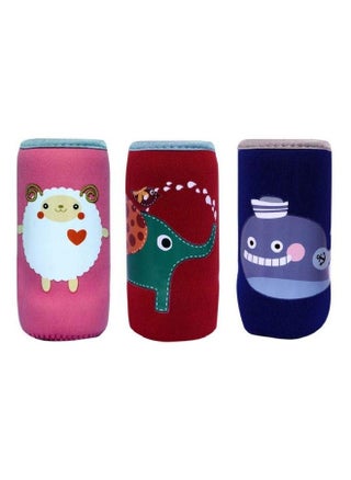 The Cheeky Kidzz Cute Animated Patterned Soft Stretchable Baby Feeding Bottle Cover With Easy To Hold Strap For 120Ml 150Ml 240Ml (Pack Of 3) - pzsku/Z5EB0388EFB2FBCD69481Z/45/_/1692784811/d32fe2c8-5c39-4c0f-a636-b012d1d45695