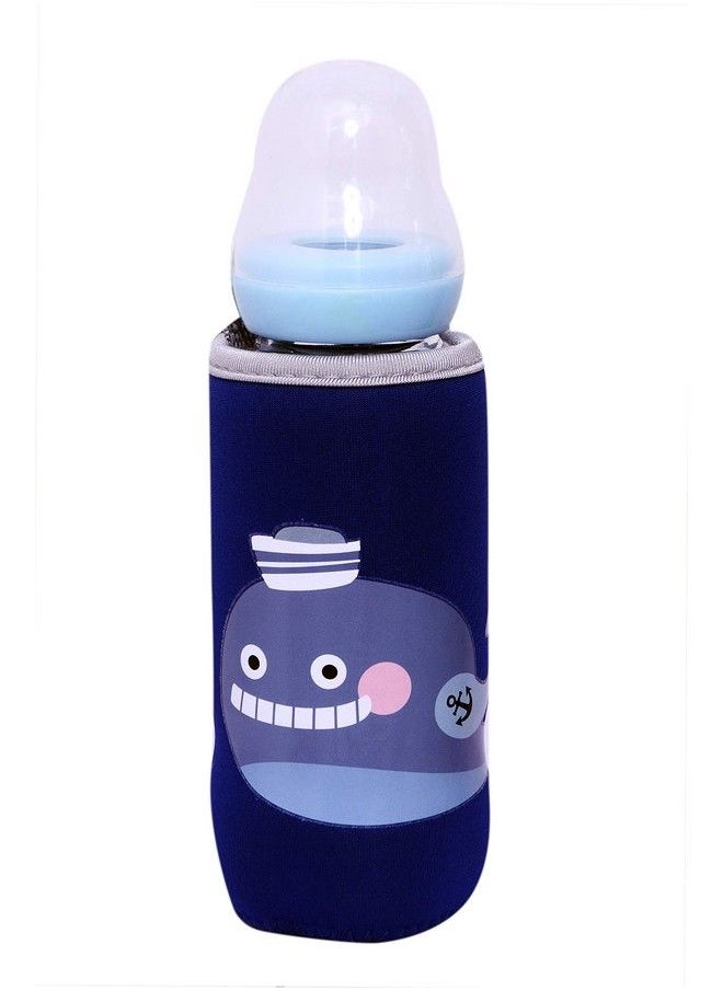 The Cheeky Kidzz Cute Animated Patterned Soft Stretchable Baby Feeding Bottle Cover With Easy To Hold Strap For 120Ml 150Ml 240Ml (Pack Of 3)