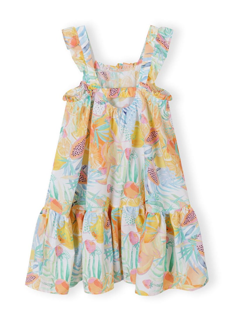 مينوتي فستان مراهقات بحمالات كشكش وتنورة واسعة - Image 2