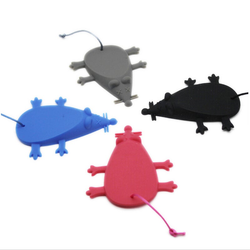 2pcs Mouse Silicone Door for Decorative Door (Watermelon Red) - Image 3