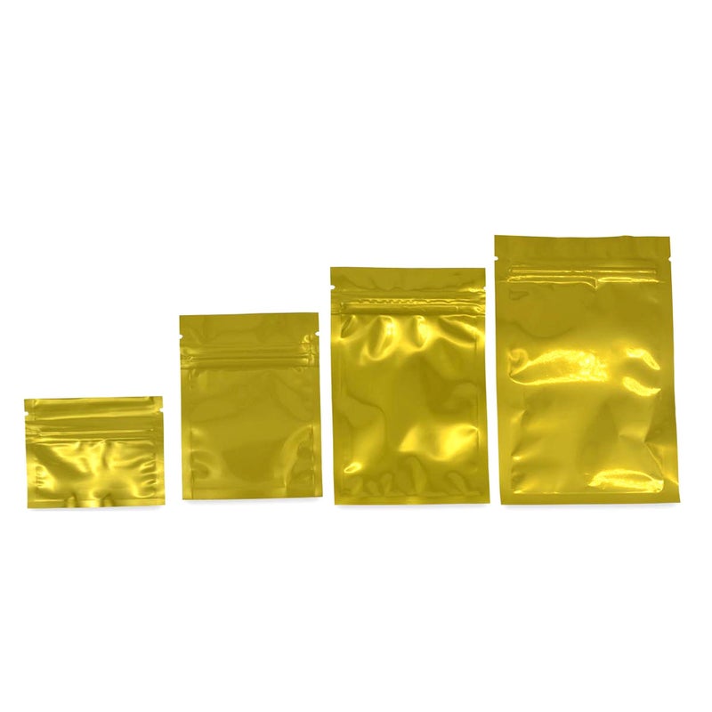 Double-Sided Bright Color Aluminum Foil Self-Sealing Bag Aluminized Sample Bag Powder Cosmetic Food Packaging Bag - Image 1