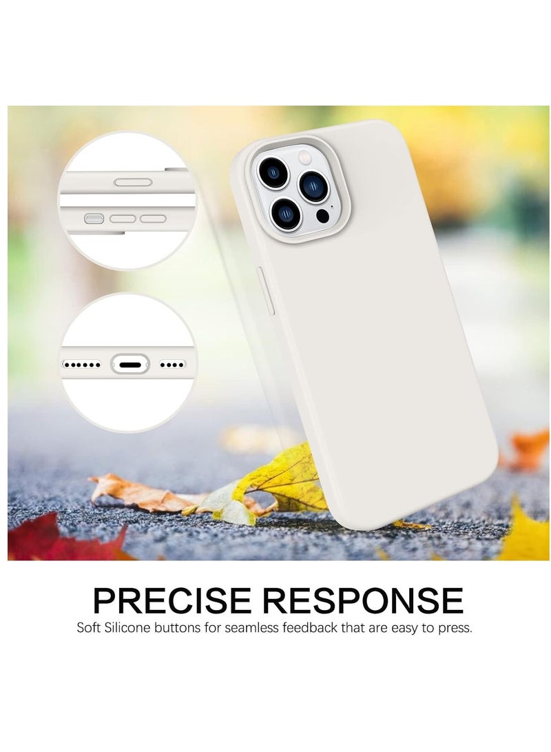 ELTRAZONE غطاء خلفي صلب من مطاط السيليكون الناعم مع بطانة ميكروفايبر لجهاز آيفون 15 برو ماكس، غطاء واقي مضاد للصدمات، مضاد للخدوش، مقاوم للغبار، جودة ممتازة، تصميم نحيف - Image 5