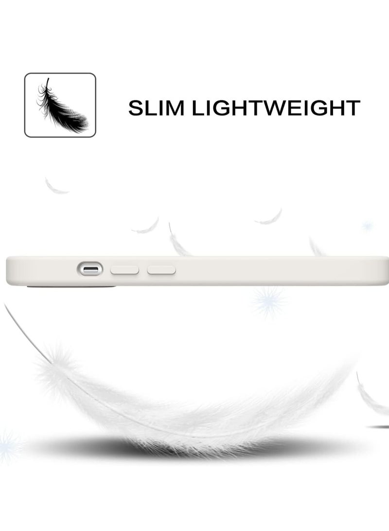 ELTRAZONE غطاء خلفي صلب من مطاط السيليكون الناعم مع بطانة ميكروفايبر لجهاز آيفون 15 برو ماكس، غطاء واقي مضاد للصدمات، مضاد للخدوش، مقاوم للغبار، جودة ممتازة، تصميم نحيف - Image 4