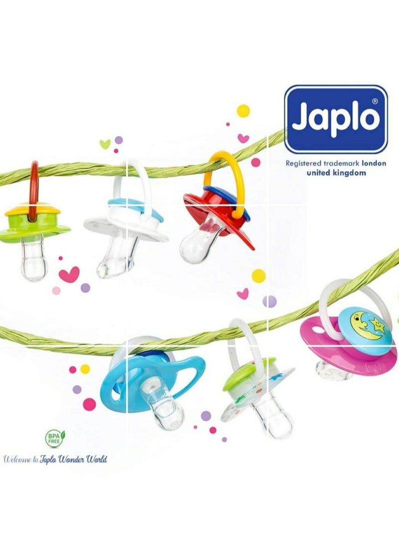 Japlo Japlo Aquatic new born 0-3 M  soother (Pacifier with cover & Glow In The Dark)  - Image 4