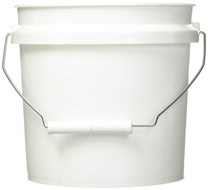 Leaktite 744456 1-Gallon White Plastic Pail Paint Pail/Container - Image 1