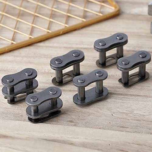 AIEX 8pcs #40 Chain Master Links, Steel Alloy Heavy Duty Roller Chain Connector Links for Bike Bicycle Mini Bike Karting Pit ATV Scooter - Image 4
