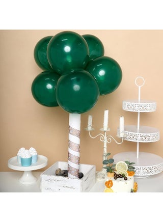 Goldedge – 100 PC Bottle Green Latex Balloons, 12 Inch Decorative Balloons for Party Decor, Wedding Backdrops & Everyday Use - view 4