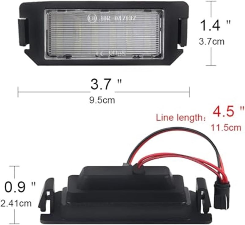 Wivplex 2Pcs License Plate Light for Kia Vehicles - Image 5