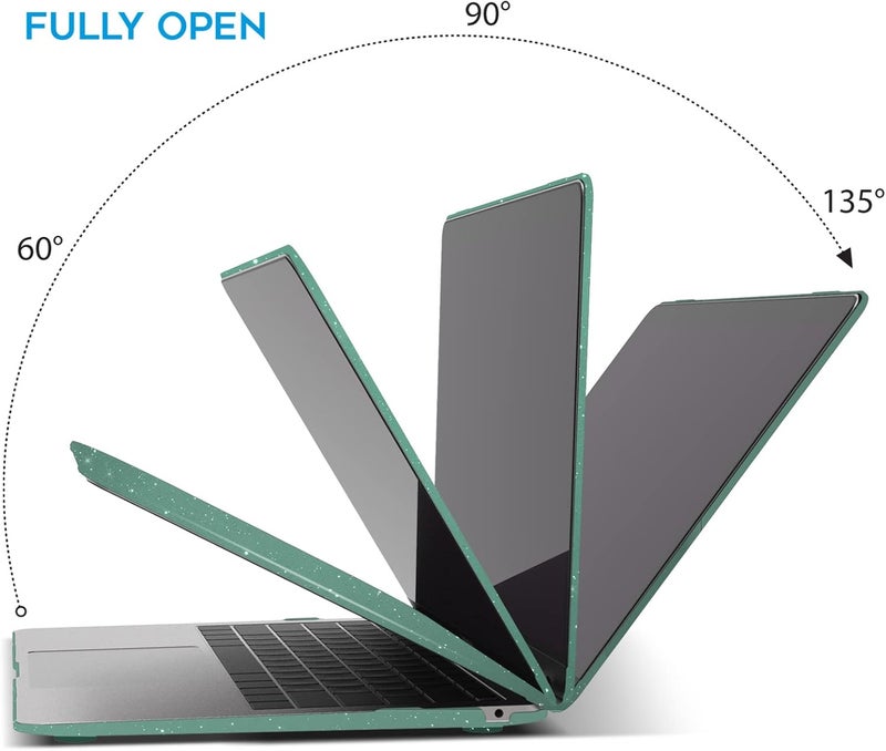 I Benzer Compatible with New MacBook Air 13 inch Case 2022 2021 2020 M1 A2337 A2179 A1932, Plastic Hard Shell Case with Keyboard Cover for Mac Retina Display with Touch ID, Star MTGN, AT13-S-MTGN+1 - Image 5