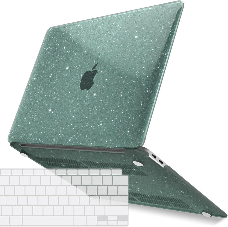 I Benzer Compatible with New MacBook Air 13 inch Case 2022 2021 2020 M1 A2337 A2179 A1932, Plastic Hard Shell Case with Keyboard Cover for Mac Retina Display with Touch ID, Star MTGN, AT13-S-MTGN+1 - Image 1