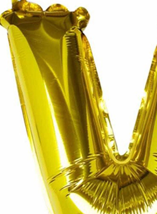 NIBEMINENT Letter V Shaped Party Decorative Foil Balloon 32inch - Image 2