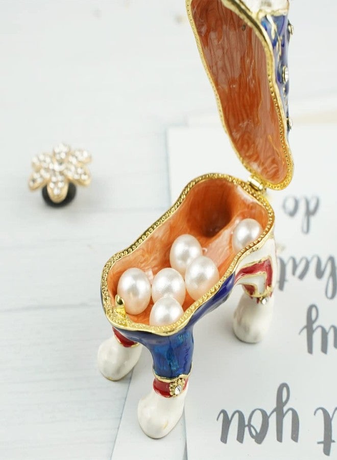 Furuida Cute Magic Dog Jewelry Trinket Box with Hinged Classic Animal Collectible Luxurious Gift for Family - Image 4