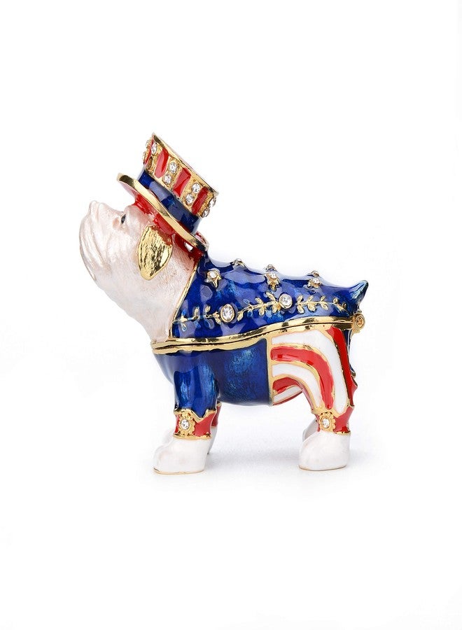 Furuida Cute Magic Dog Jewelry Trinket Box with Hinged Classic Animal Collectible Luxurious Gift for Family - Image 1