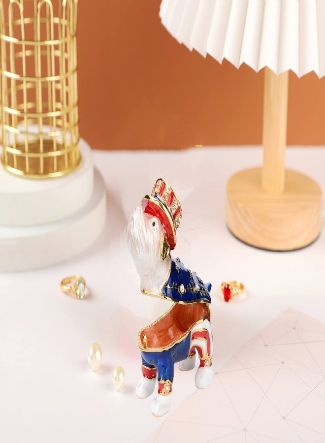 Furuida Cute Magic Dog Jewelry Trinket Box with Hinged Classic Animal Collectible Luxurious Gift for Family - Image 5