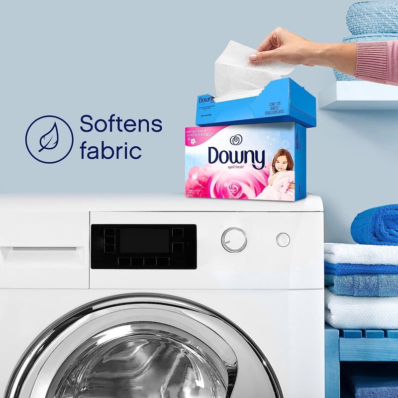 Downy Downy Dryer Sheets Laundry Fabric Softener, April Fresh, 240 count - Image 4