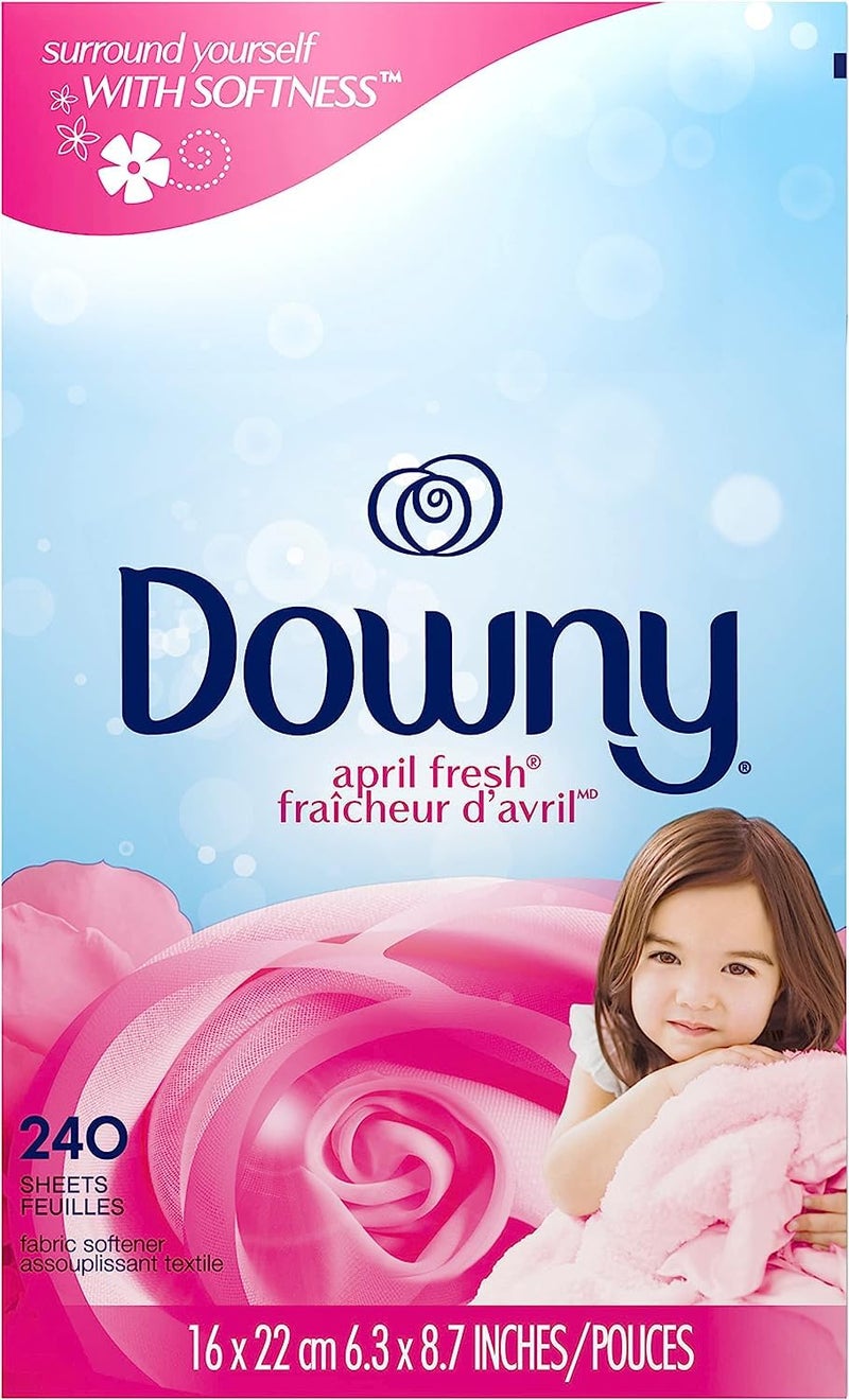 Downy Downy Dryer Sheets Laundry Fabric Softener, April Fresh, 240 count - Image 3