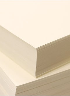 A4 Cream Color Paper - 250 GSM, 20 Sheets | Premium Thick Craft Paper for DIY, Art, Scrapbooking, and Printing