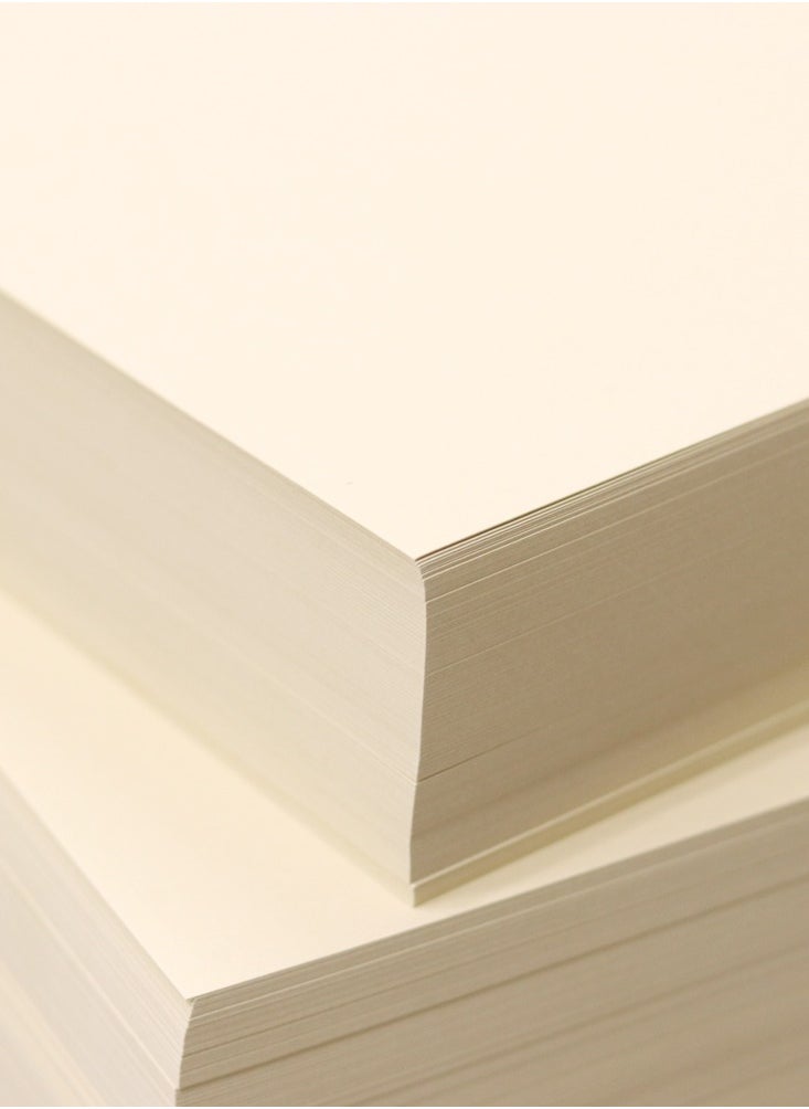 firstnock A4 Cream Color Paper - 250 GSM, 20 Sheets | Premium Thick Craft Paper for DIY, Art, Scrapbooking, and Printing  - Image 1