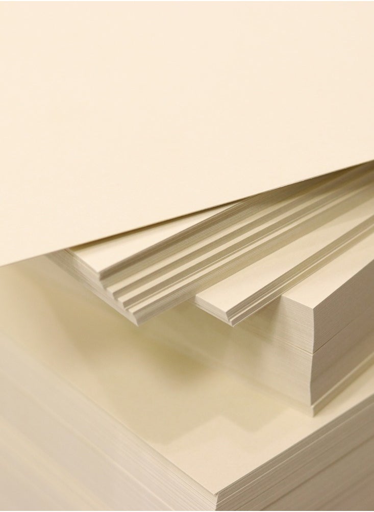 firstnock A4 Cream Color Paper - 250 GSM, 20 Sheets | Premium Thick Craft Paper for DIY, Art, Scrapbooking, and Printing  - Image 3